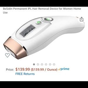 BOSIDIN Laser Hair Removal Tool Kit.  *NEW*